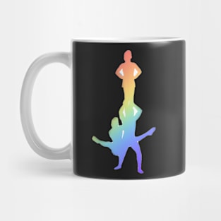 A women’s trio doing lunge column Mug